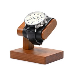 Oirlv SM21403 Wooden Wristwatch Stand, For 1 Stand, Luxury, Stylish, Black