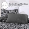Menghomeus Black Quilt Set Queen Boho Bedspread Coverlet Set 3