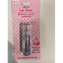 b.color Glitter Lip Gloss Strawberry (.09 oz)