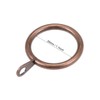 sourcingmap Curtain Rings Metal 28mm Inner Dia Drapery Ring for