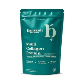 Multi Halal Collagen Protein (Types I, II, III, V & X), Premium Hydrolyzed Collagen for Women and Men - Skin, Hair, Nails & Joints Support, Gluten Free, Non-GMO, Unflavoured 1 Bag