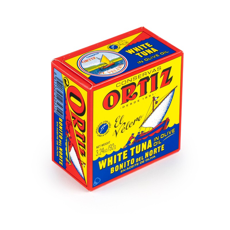 Ortiz White Tuna in Olive Oil, Fresh Tender Slices, Spanish