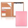 MT's SHOP Clipboard A4 PU Leather Multifunctional Folder File Folio