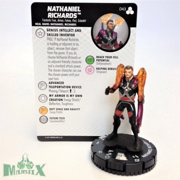 WizKids Heroclix Fantastic Four: Future Foundation set Nathaniel Richards #043