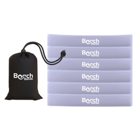 BeachBands Beach Towel Bands (6 Pack) - UV Resistant Silicone Towel Bands for Beach, Pool, Cruise Ship, Resort, and Outdoor Lounge Chairs - Perfect Alternative to Beach Towel Clips (Light Purple)