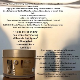 Schwarzkopf NEW! BLONDME Schwarzkopf  Blonde Wonders Golden Illuminating Hair Mask 15.2 oz