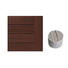 Simpson Strong Tie AZK20MOR Azek Deck-Drive Dcu Screw Plugs, 20 sq. ft., Mountain Redwood (75-Per Pack), Vinyl, Flat