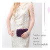 Syrads Flower Handbag Clutch Evening Bag Flowers Purses with Chain