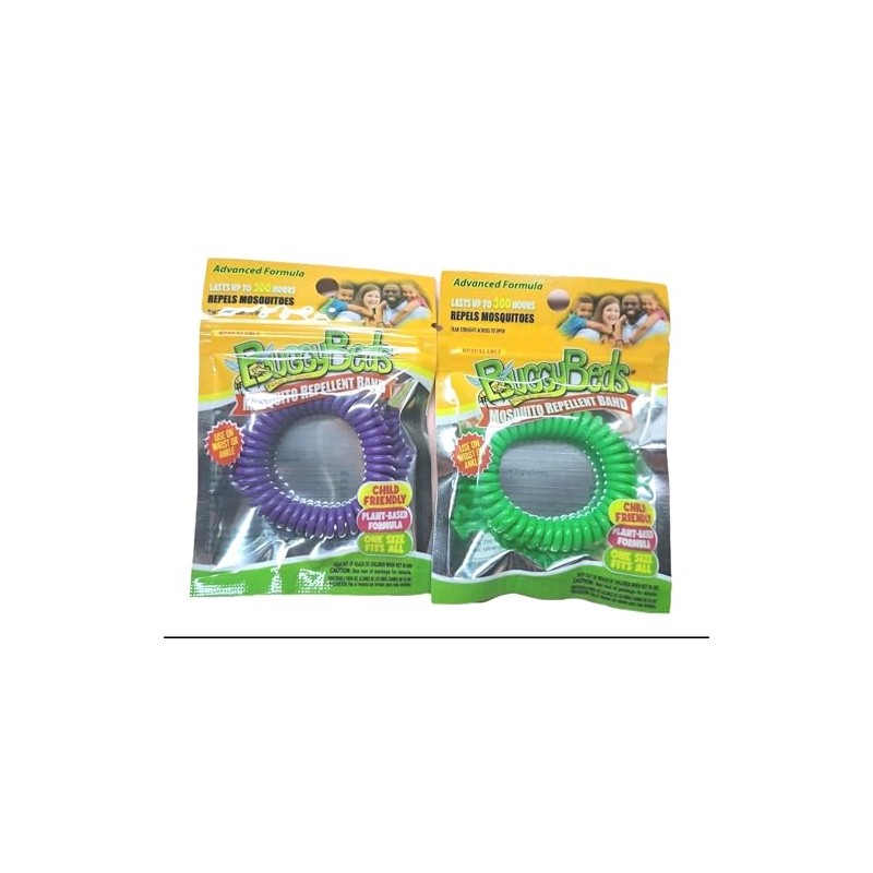 BuggyBands Mosquito Repellent Band! Advanced Formula Child Friendly/DEET Free FOURMULA/ONE