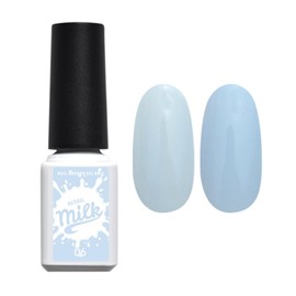 Natural Milk Gel Nails, Natural Milk, Milky White Pastel, Pastel Color, Color Gel, Popular, Self Gel Nail, Easy, Cute, (Self★Milk [6])
