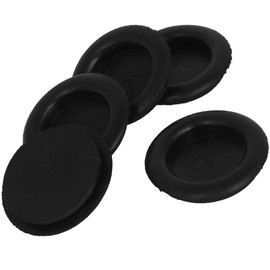 TA-VIGOR 5Pcs Rubber Blanking Grommet, 25mm Black Rubber Grommets Electrical Holes Cable Wire Gaskets Protector for Wires, Plugs, Cables Holes, Car, Boat, Pump, Plumbing, Cable Wiring