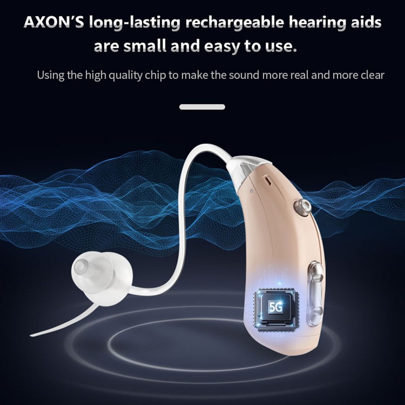 1pcs Mini Small Invisible Rechargeable Hearing Device Noise Reduction Sound