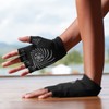 Gaiam Grippy Yoga Gloves, Black/Grey