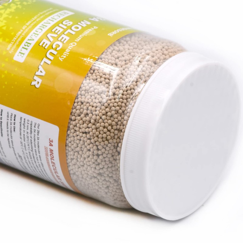 Wisesorb 2 LBS 3A Molecular Sieve Desiccant Beads, Dehumidifier Moisture