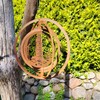 Wind Chime for Outdoor Use in 3D Lighthouse in Rust