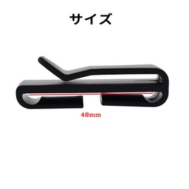 YaoooosF Belt Clip, 1.9 inches (48 mm), Suitable for Wide Tapes, Tape Clip, Auxiliary Buckle, Lightweight, Belt Adjustment, For Backpacks, Bags, Wraps, Easy to Fasten, Webbing, Backpack, Strap, Buckle