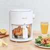 AROMA® Glass Air Fryer and Countertop Convection Oven with Powerful