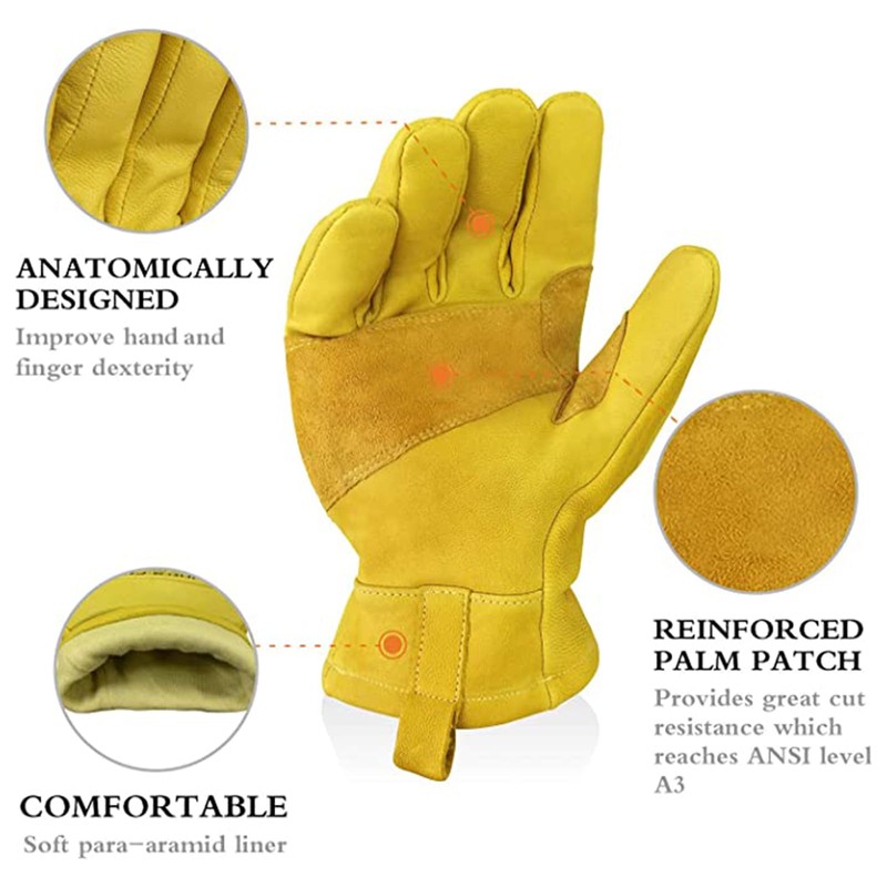 Intra-FIT Professional Arc Flash Gloves Safety Work Gloves Cut& Puncture