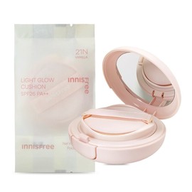 Innisfree Light Glow Cushion Special Set / Main Product + Refill / 이니스프리 라이트 글로우 쿠션 기획본품+리필
