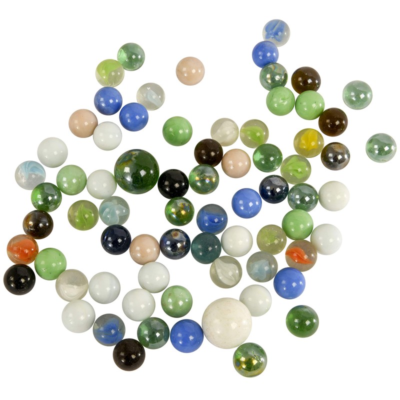 HTI Toys Classic Metallic Pack of 50 Marbles