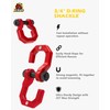 A-BOAR 3/4" D-Ring Shackles, Heavy Duty Forged Steel Shackles with
