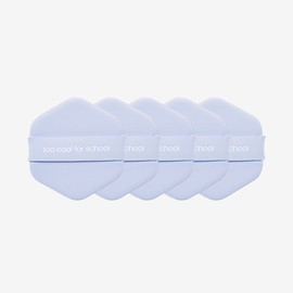 Too Cool for School Air Fit Cushion Air Puff (5 sheets) / 투쿨포스쿨 에어 핏 쿠션 에어퍼프 (5매)