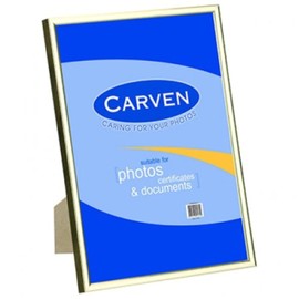Carven A4 Document Frame, Gold