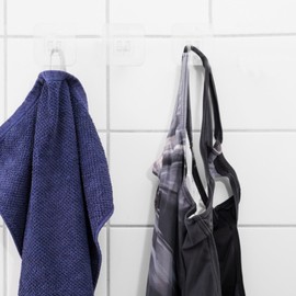 OSALADI 20pcs Hooks Sticker Wall Hanger Bedroom Hook Towel Storage Hook Wall Hook Key Hook Key Holder for Wall Adhesive Wall Towel Hangers Adhesive Hook Garage Hook No Punching Towel Hook