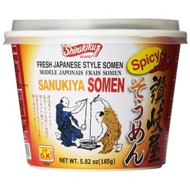 Shirakiku Noodle Inst Cup Somen Sanuki Spicy Sk, 5.82 Ounce