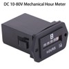 Mechanical Engine Hour Meter Generator Hourmeter, DC 6-80V Mechanical Hour