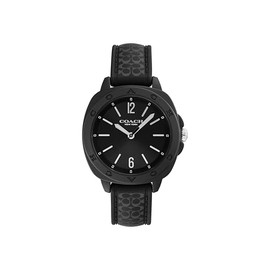 COACH Kitt Women's 3H Quartz Watch – 35 mm TR90 Case – Silicone Strap – Stylish Fashion Accessory, Gift for Her