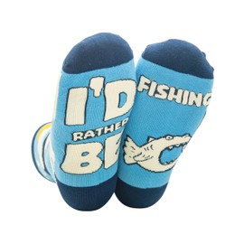 INNObeta Fishing Gifts for Men, Gifts for Fishing Lover, One Size Crew Socks