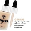 W7 Genius Feather Light Make Up Foundation, 30 ml