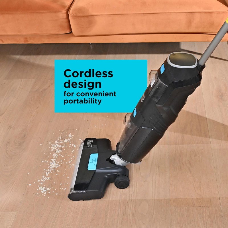 BLACK+DECKER Cordless Wet Dry Vacuum Cleaner and Mop, Vacuum &