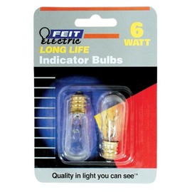 BP6S6 6 WATT INDICATOR R LAMP CLEAR SPECIALTY/N