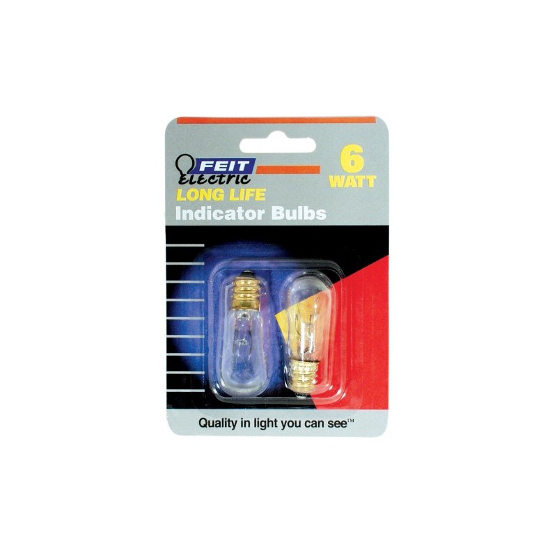 BP6S6 6 WATT INDICATOR R LAMP CLEAR SPECIALTY/N