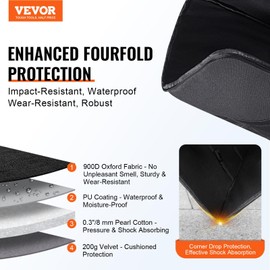 CooFel Telescope Case 29.9" Multipurpose Shock-Absorbent Telescope Storage Bag