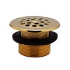 Westbrass D92K-01 1-3/8" Fine Thread Grid Strainer Drain Cover with