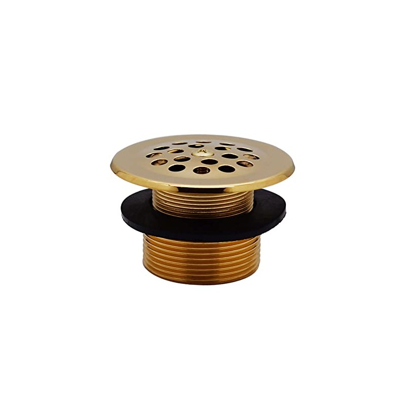 Westbrass D92K-01 1-3/8" Fine Thread Grid Strainer Drain Cover with