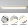 Qcyuui Dimmable LED Ceiling Light with Remote,39.4 in Long Ceiling