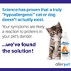 Allerpet Cat Dander Remover w/Free Pair of Grooming Gloves and