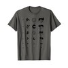 Crayon Shin-chan Kazama-kun Visual Test T-Shirt, grey (grey marl), S