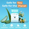 Impossibly Compact Travel Flushable Wipes - 99.5% Water and Aloe