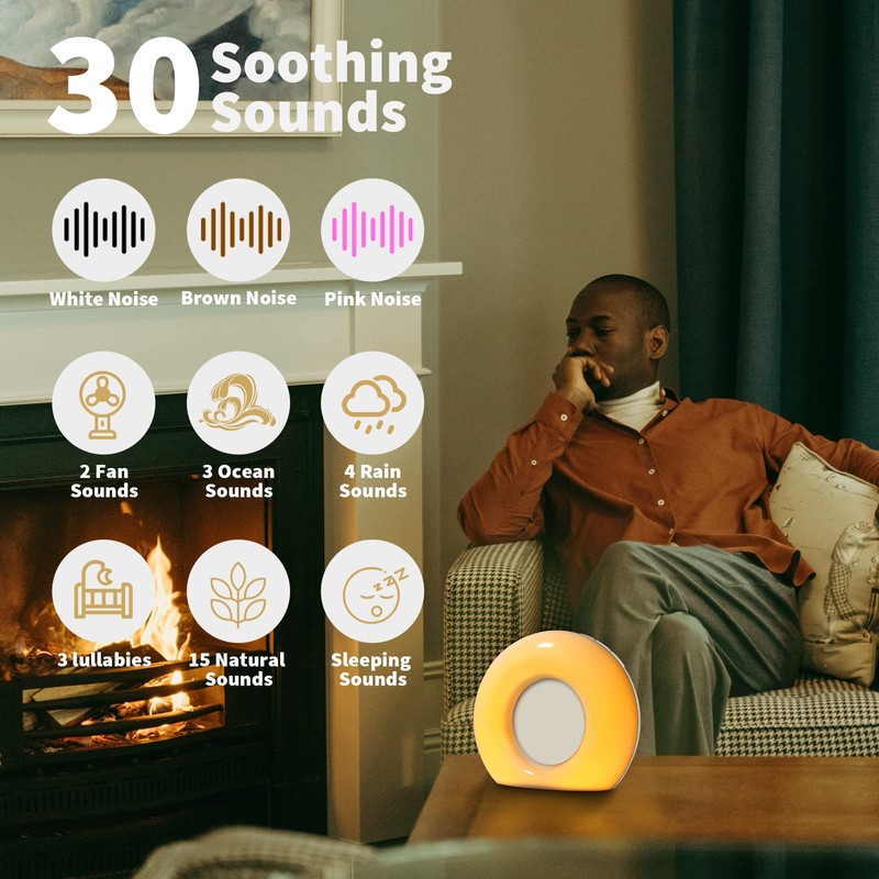 Sound Machine White Noise Machine with 30 Soothing Sounds 36