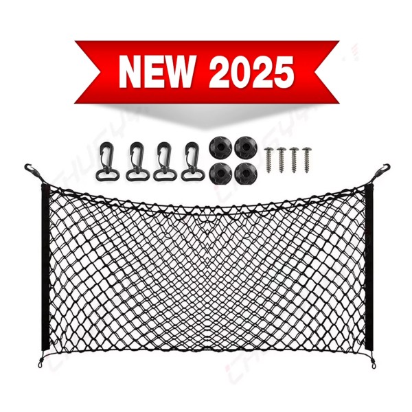 CHUSYYRAY Rear Trunk Envelope Style Mesh Organizer Cargo Net for
