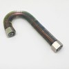 QINGSHENG Aluminum Air Compressor Exhaust Pipe, 10.23in Length, 10mm OD,