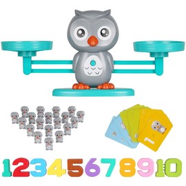 Animal Balance Scale Math Toy Early Educational Math Balancing Scale Number Board Game Kids Learning Toy