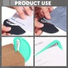 Pack of 10 Envelope Openers, Plastic Slitter, Small Envelope Opener,
