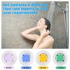 Zocipro 2Pack Shower Flow Restrictor, Shower Flow Reducer Limiter Set