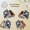 collectiblesBuy Handcrafted Bone Inlay Decorative Box Floral Design Multipurpose Storage